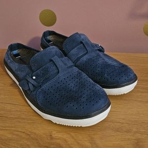 Merrell Women's Perforated Slip-on Mules Navy Blue